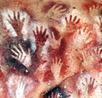 pintura rupestre - Cueva de las manos (Santa Cruz)